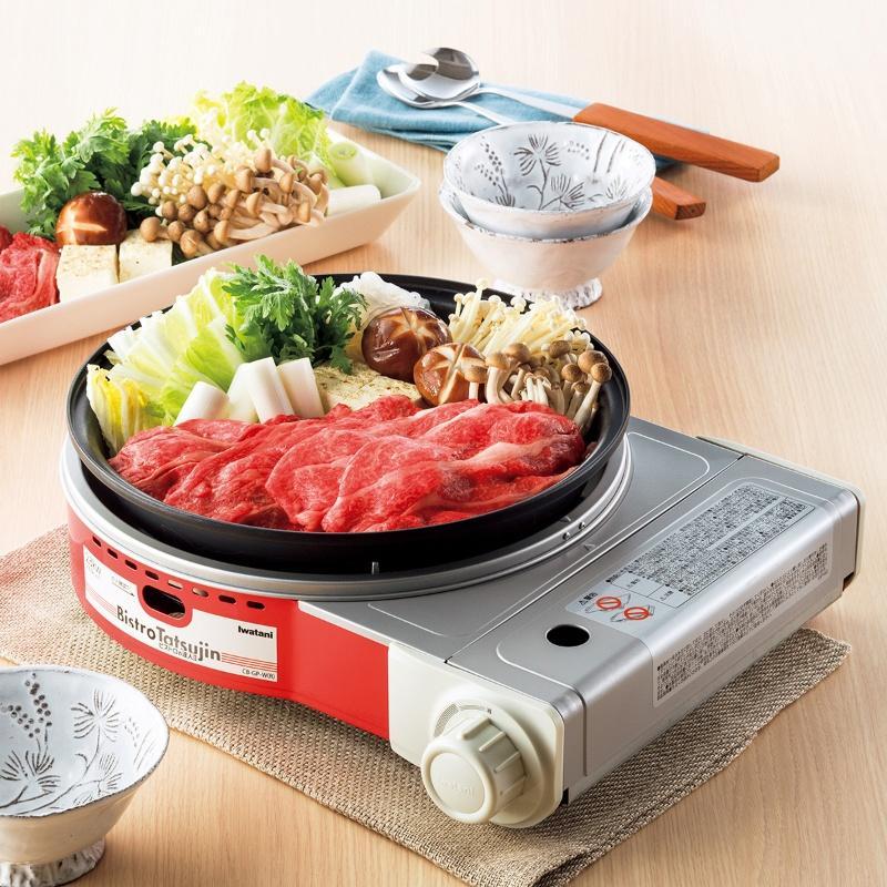 岩谷 グリルパン付きカセットこんろ ビストロの達人2の商品写真