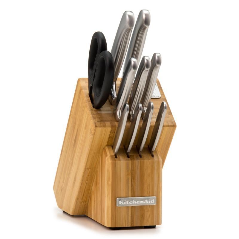 KitchenAid ウッドブロック カトラリー ナイフ 12点セットの商品写真
