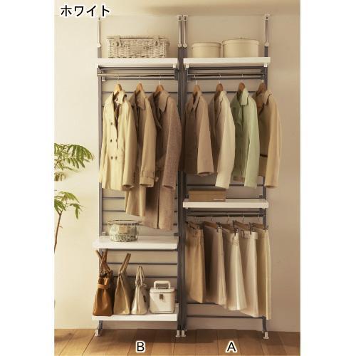 突っ張りハンガーラック<幅63cm/幅93cm>の商品写真