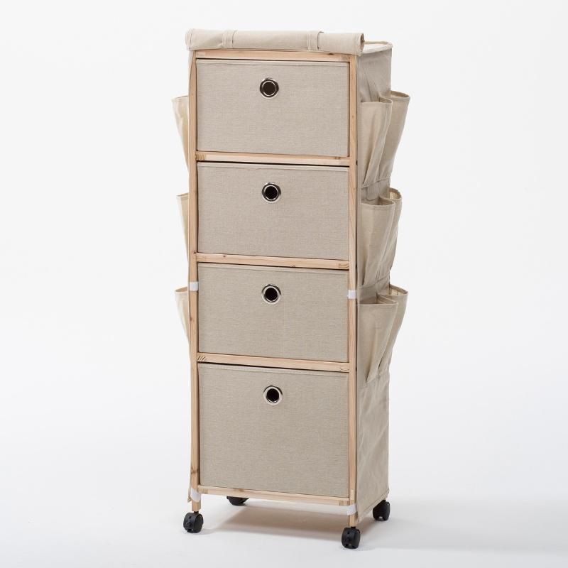 多目的収納ケース 4段の商品写真