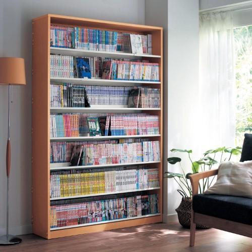 ダブル棚板コミックラックの商品写真