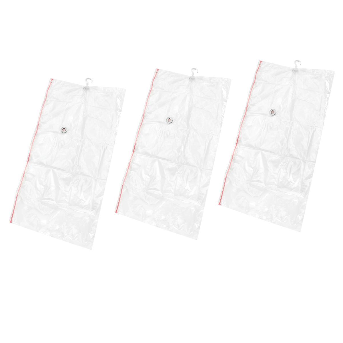 衣類圧縮ハンガーロング3個セットの商品写真