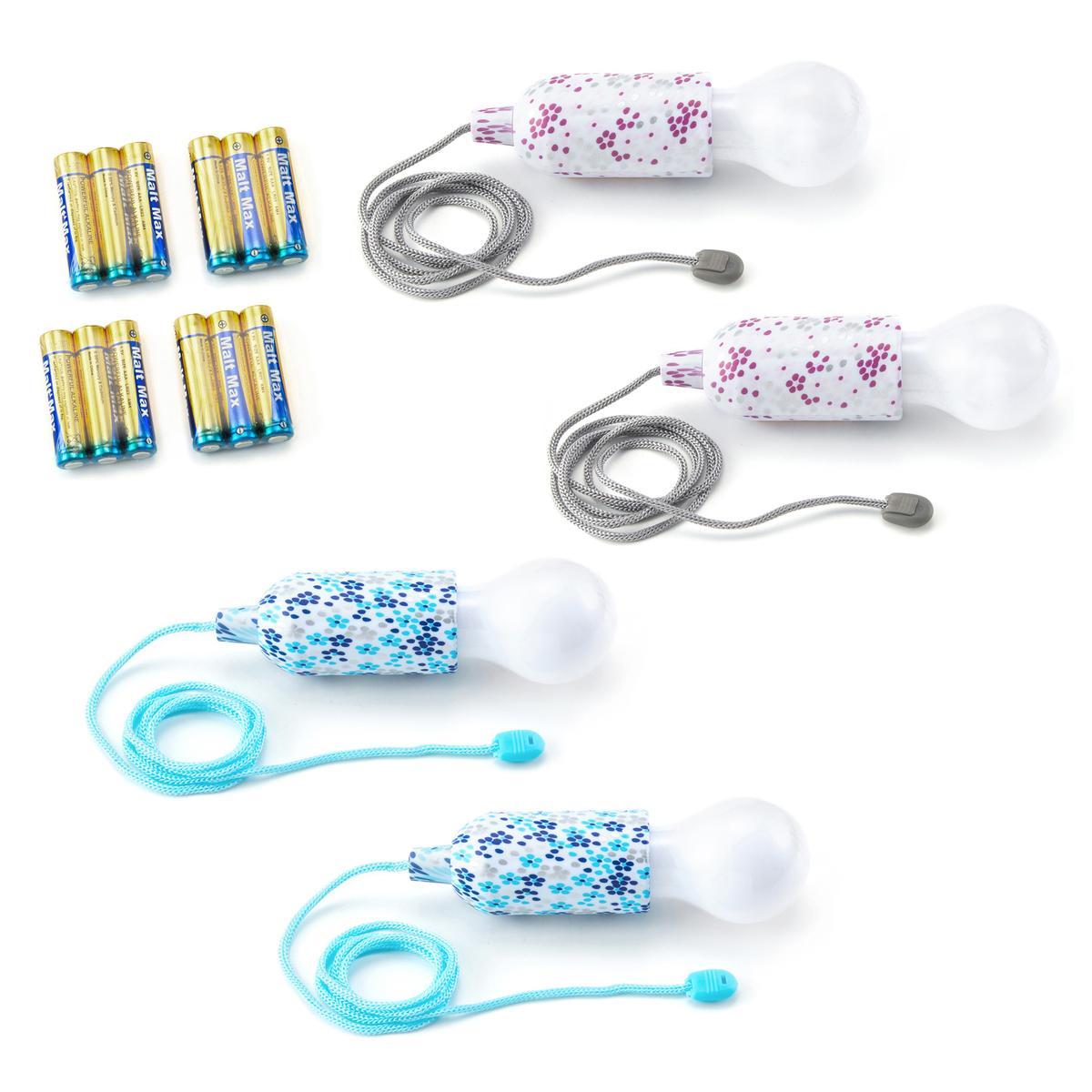 LEDプルライト同色2個組から選べる計4個セットの商品写真