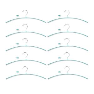 滑りにくい ノンスリップスカート&パンツハンガー10本の商品写真