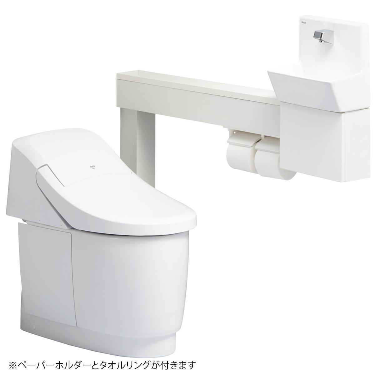 LIXILトイレリフォーム[アクアセラミック]プレアス手洗付の商品写真
