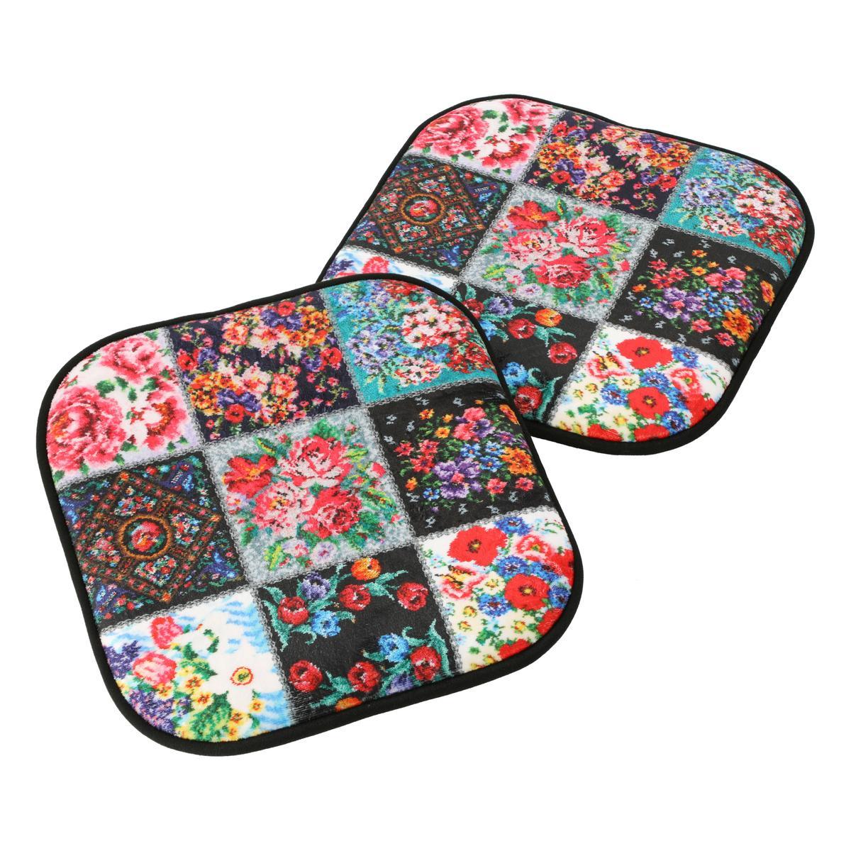 レイクアルスター プリント低反発シートクッション2枚セットの商品写真