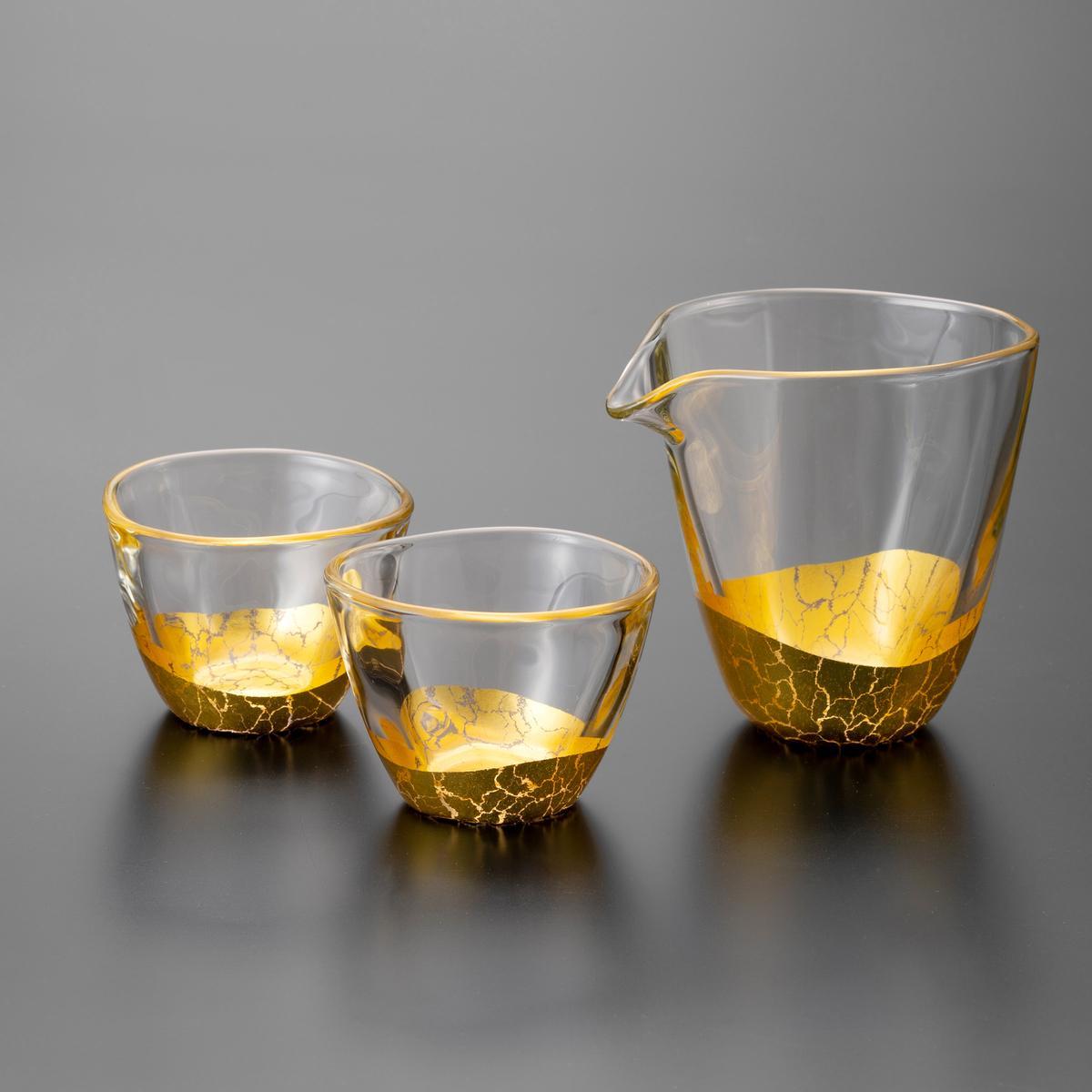 箔一 貫入 酒器セットの商品写真