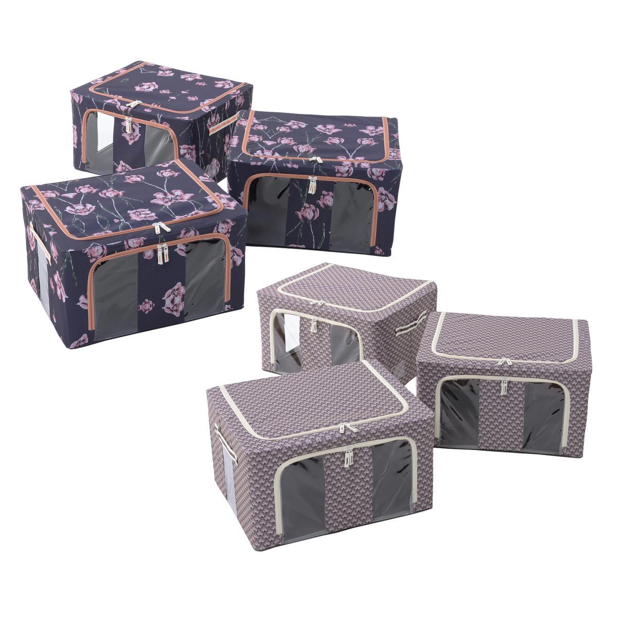 中身が見える窓収納BOXカラーが選べる6個の商品写真