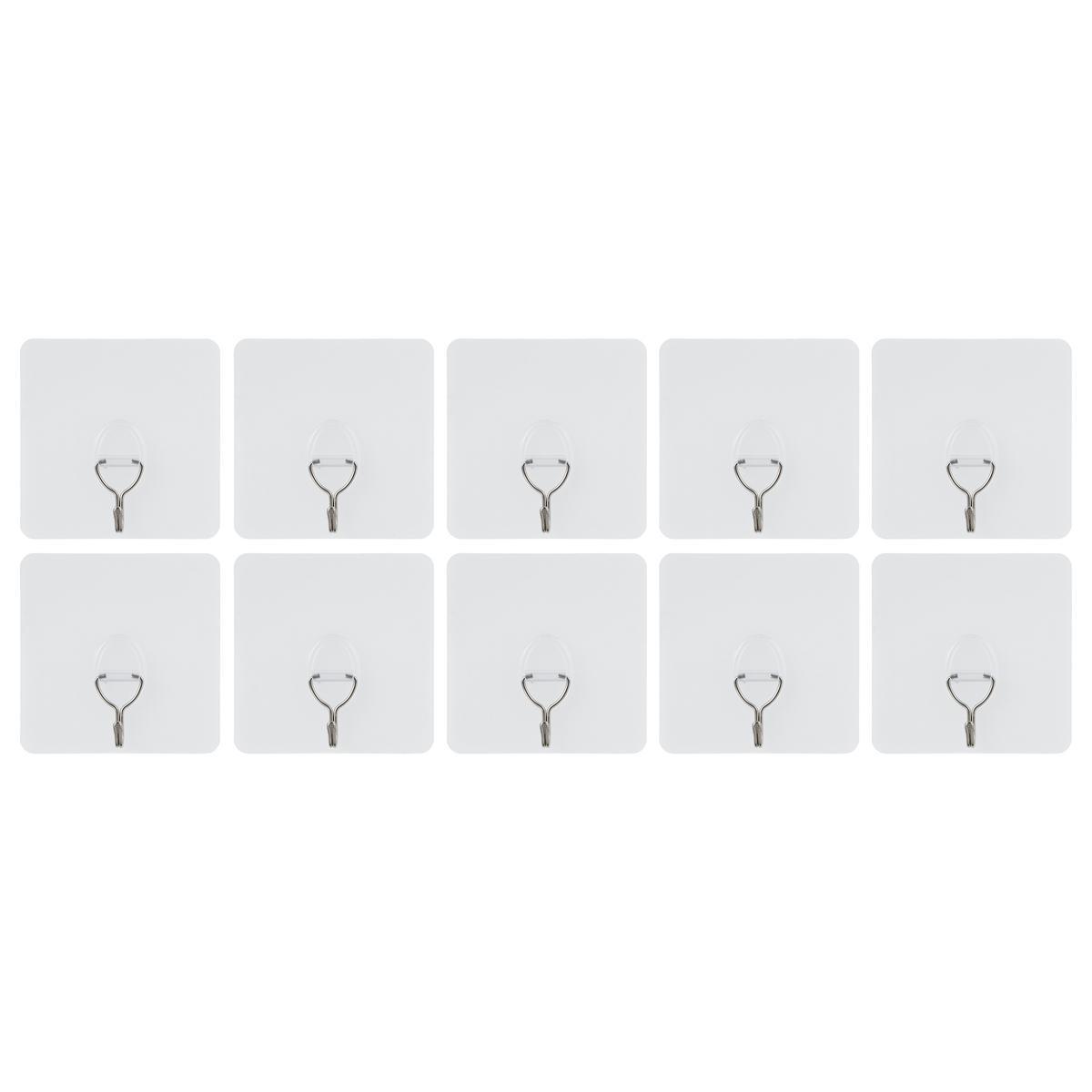 貼って剥がせる吸着フック耐荷重約5kg 10点セットの商品写真