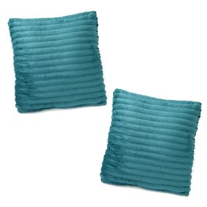 Mont Chalet ストライプ柄マシュマロタッチ クッション2個セットの商品写真