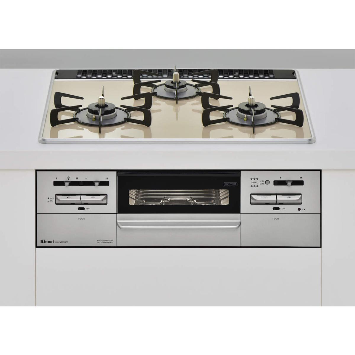 リンナイ ビルトインガスコンロ 設置廃棄込 ココットプレート付の商品写真