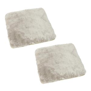 短毛ムートンシートクッション2枚セットの商品写真