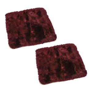 短毛ムートンシートクッション2枚セットの商品写真