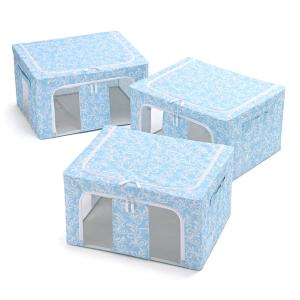 中身が見える窓付き収納BOX 同色3個の商品写真