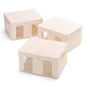 中身が見える窓付き収納BOX 同色3個の商品写真