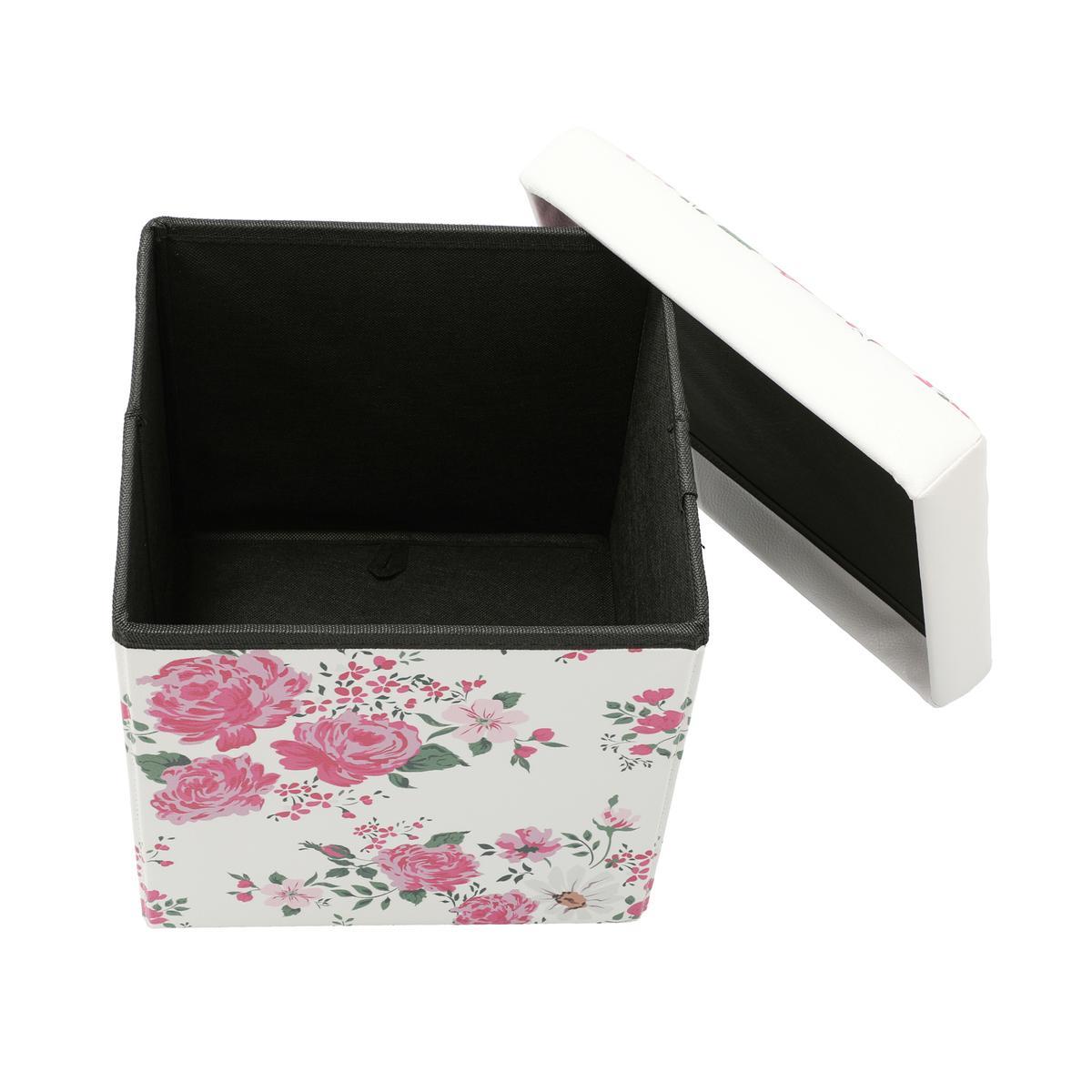 おしゃれに収納 コンパクトスツール[四角形]の商品写真