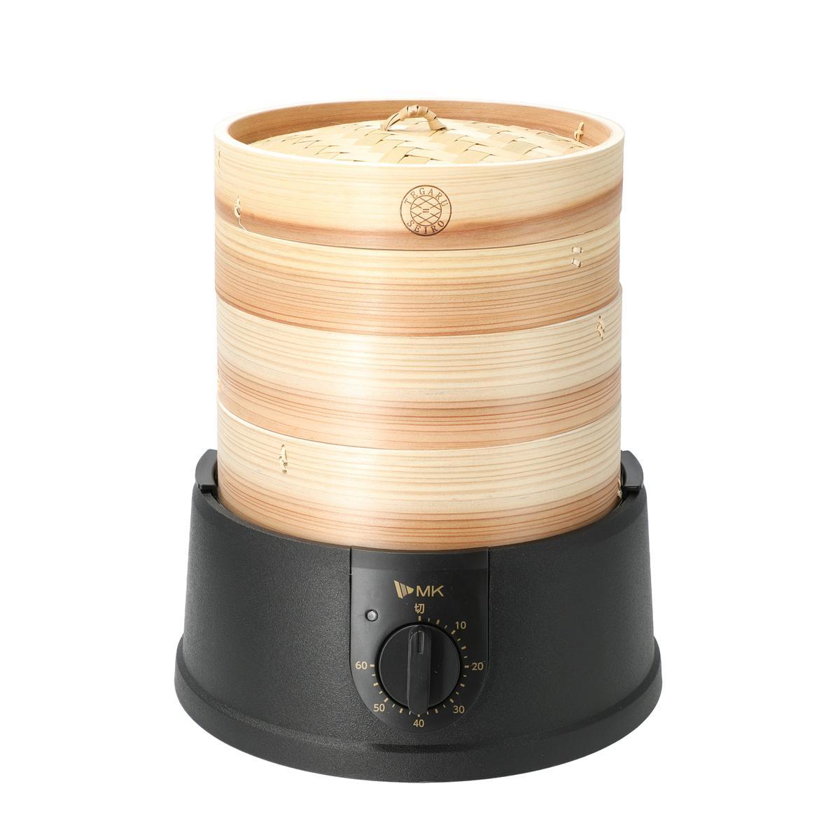 MK精工 カンタンほっこり電気せいろ21cmの商品写真