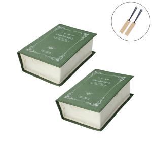 本のかたちの収納袋 ストレージブックス S 2個セットの商品写真