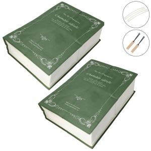 本のかたちの収納袋 ストレージブックス L 2個セットの商品写真