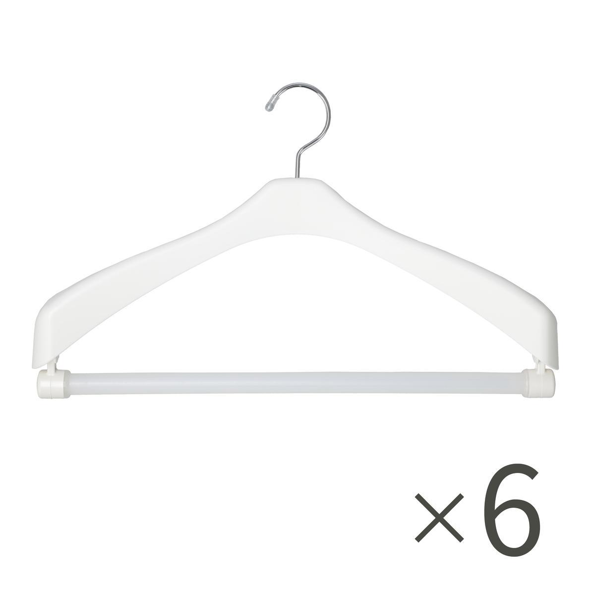 コジマジック収育のススメ スーツハンガー6本セットの商品写真