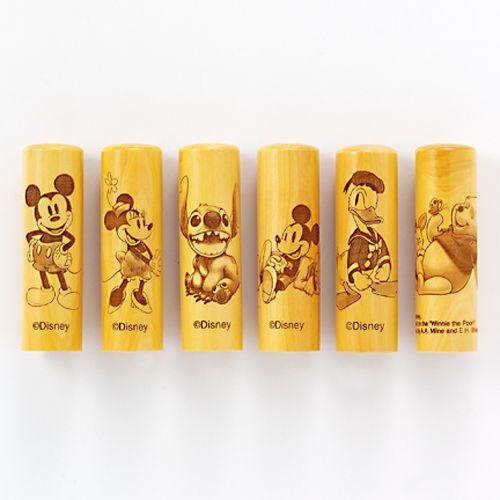 アカネ材印鑑(実印)(選べるキャラクター)の商品写真