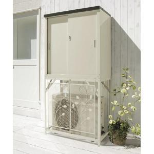 収納庫付きエアコン室外機カバーの商品写真