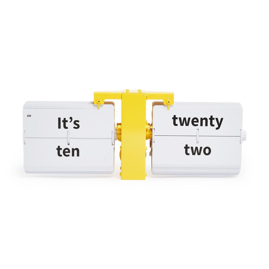フリッピングアウト クロック ホワイトxイエローの商品写真