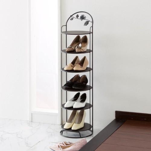 エレガントローズモチーフのシューズラックの商品写真