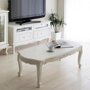 クラッシック調リビングローテーブルの商品写真