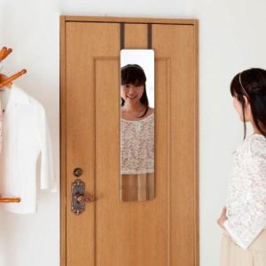高さ調節できる割れないドア掛けウォールミラー<高さ約94~116cm>の商品写真