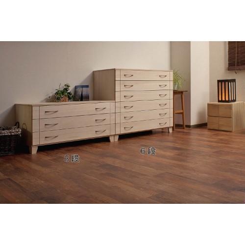 モダン桐チェストの商品写真