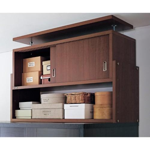 突っ張り上置き引戸ラックの商品写真