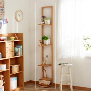 オーク材のディスプレイラックの商品写真