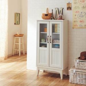 ガラス扉キャビネットの商品写真