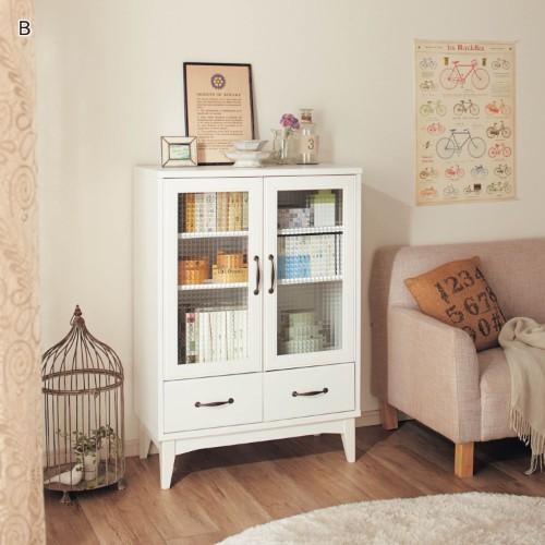 ガラス扉キャビネットの商品写真