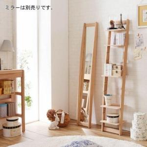 オーク材のディスプレイシェルフの商品写真