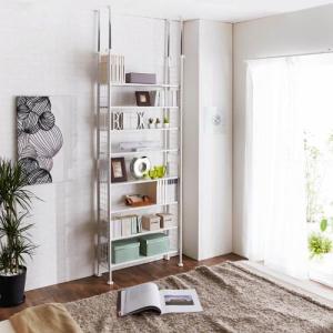 薄型突っ張りスチールラックの商品写真