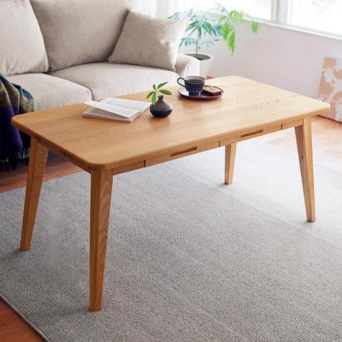 オイル仕上げのリビングテーブルの商品写真