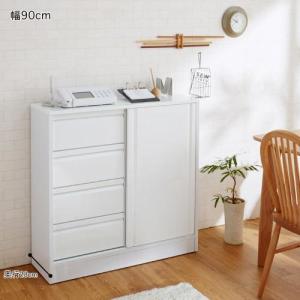 引戸の薄型キャビネットの商品写真