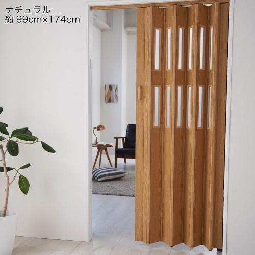 窓付き間仕切りパネルドアの商品写真