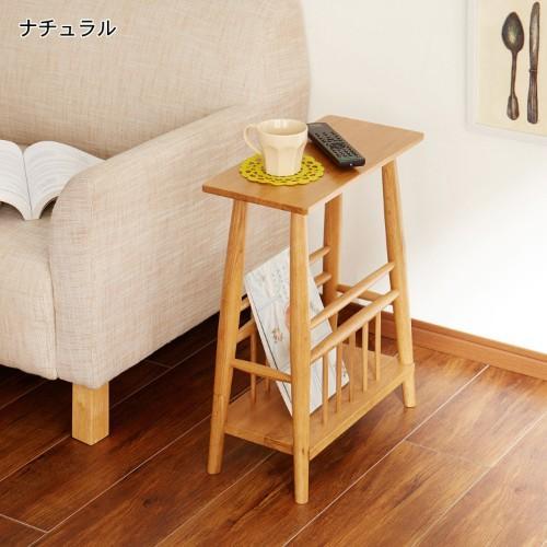 オーク材のサイドテーブルの商品写真