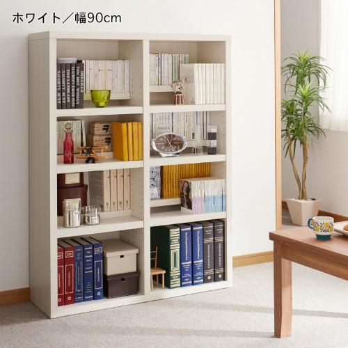 ダブル棚板の本棚の商品写真