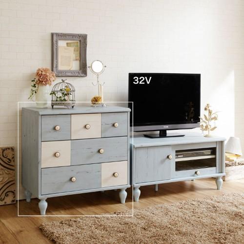 フレンチシャビー風チェストの商品写真