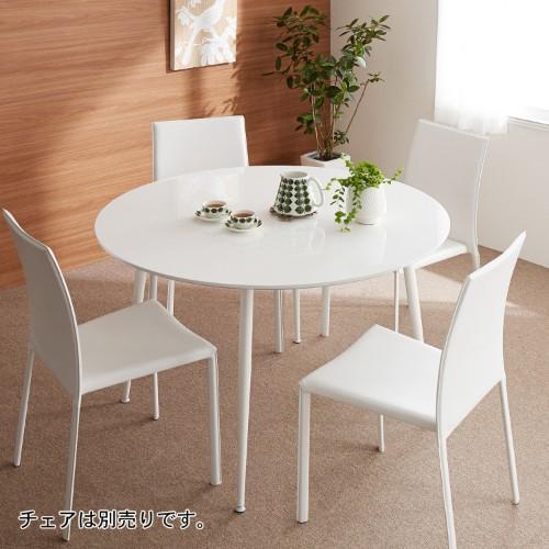 円形のダイニングテーブルの商品写真