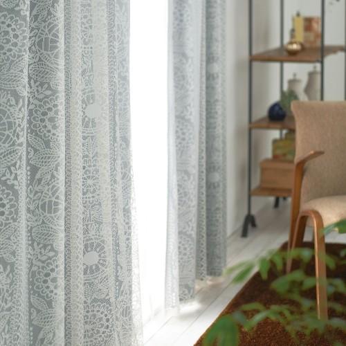 【オーダー】レースを合わせた二重オーダーカーテンの商品写真