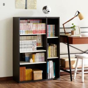 ダブル棚板オープン本棚の商品写真