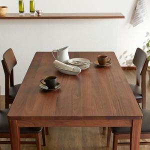 【幅・奥行1cmピッチサイズオーダー】ウォルナット材のダイニングテーブルの商品写真