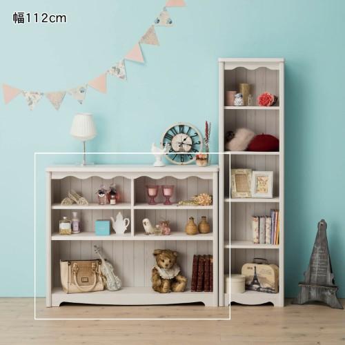 カントリー調カウンター下ラックの商品写真