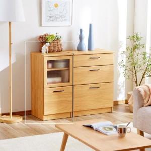 シンプル扉付きキャビネットの商品写真