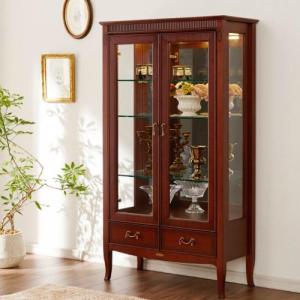 LEDライト付きクラシックコレクションキャビネットの商品写真
